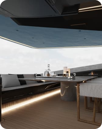 Beautiful Arrow yacht